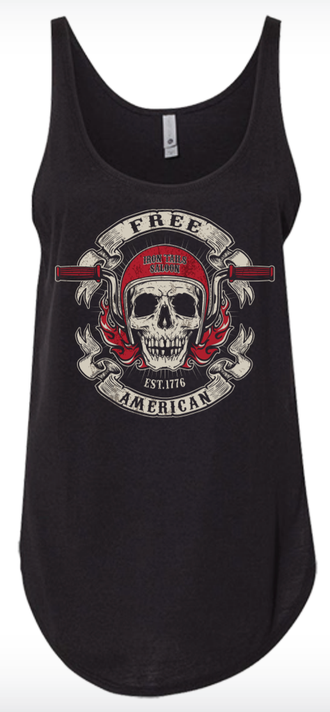 Ladies Free American Festival Tank